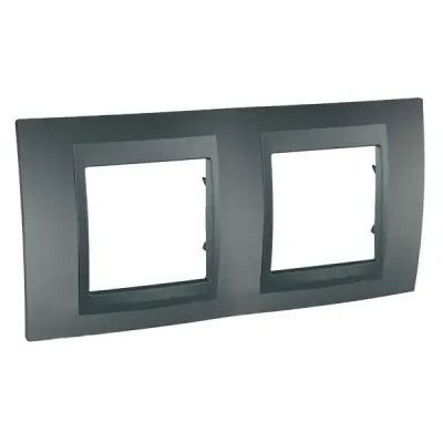 Schneider Electric - MGU6.004.12 - Unica Top 2g Frame Graphite - 1