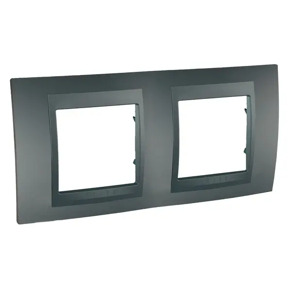 Schneider Electric - MGU6.004.12 - Unica Top 2g Frame Graphite - 1