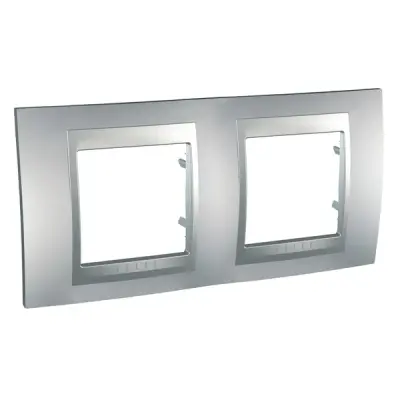 Schneider Electric - MGU6.004.30 - Unica Top 2g Frame Alum - 1