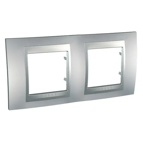 Schneider Electric - MGU6.004.30 - Unica Top 2g Frame Alum - 1
