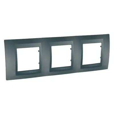 Schneider Electric - MGU6.006.12 - Unica Top 3g Frame Graphite - 1
