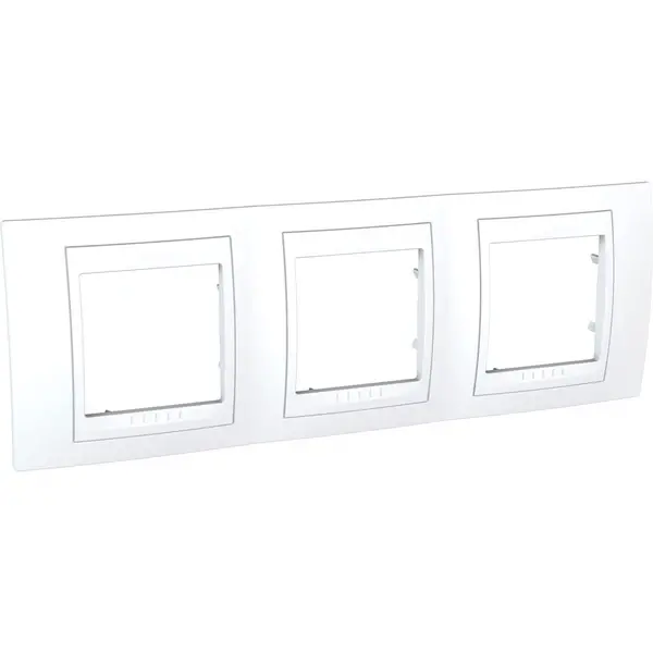 Schneider Electric - MGU6.006.18 - Unica Plus 3g Frame White - 1