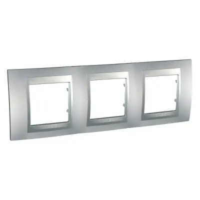 Schneider Electric - MGU6.006.30 - Unica Top 3g Frame Alum - 1