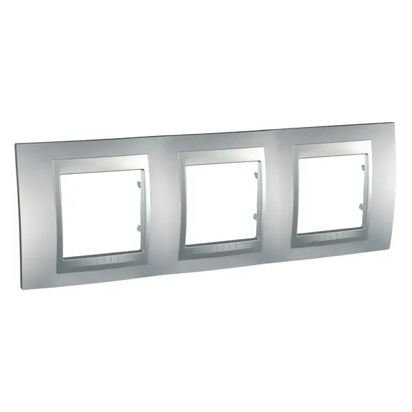 Schneider Electric - MGU6.006.30 - Unica Top 3g Frame Alum - 1