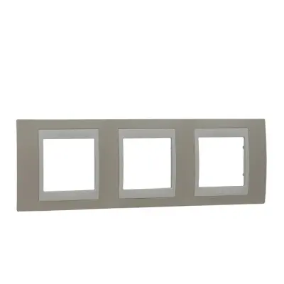 Schneider Electric - MGU6.006.567 - Unica Plus 3g Frame Sand-Ivory - 1