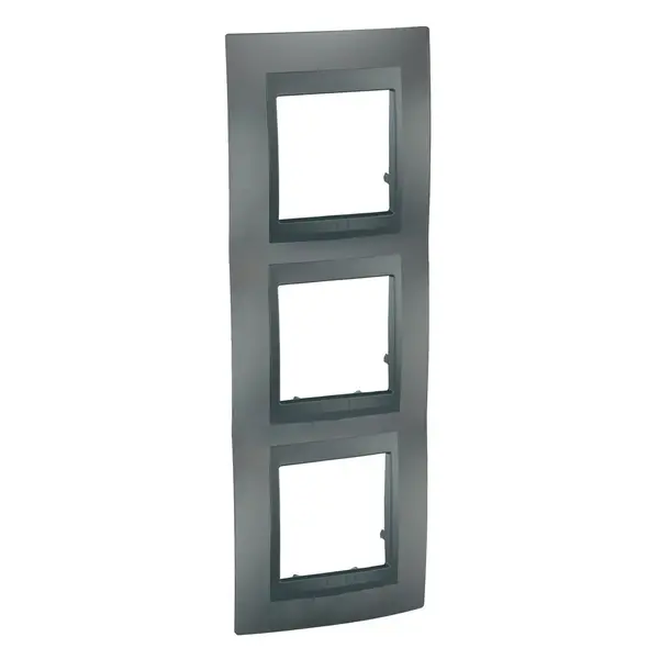 Schneider Electric - MGU6.006V.12 - Unica Top 3g Vert Frame Graphite - 1
