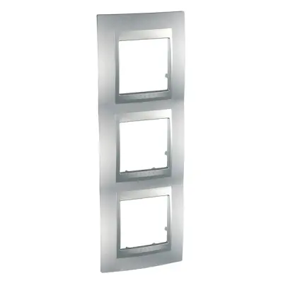 Schneider Electric - MGU6.006V.30 - Unica Top 3g Vert Frame Alum - 1