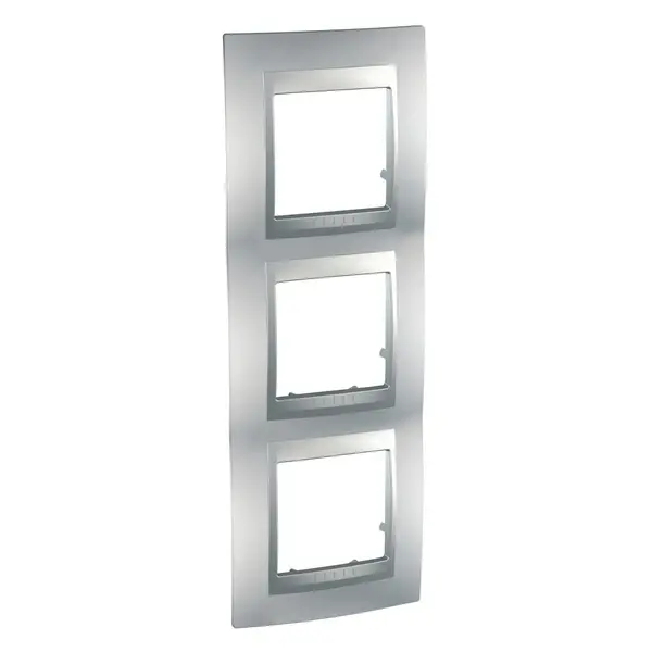 Schneider Electric - MGU6.006V.30 - Unica Top 3g Vert Frame Alum - 1