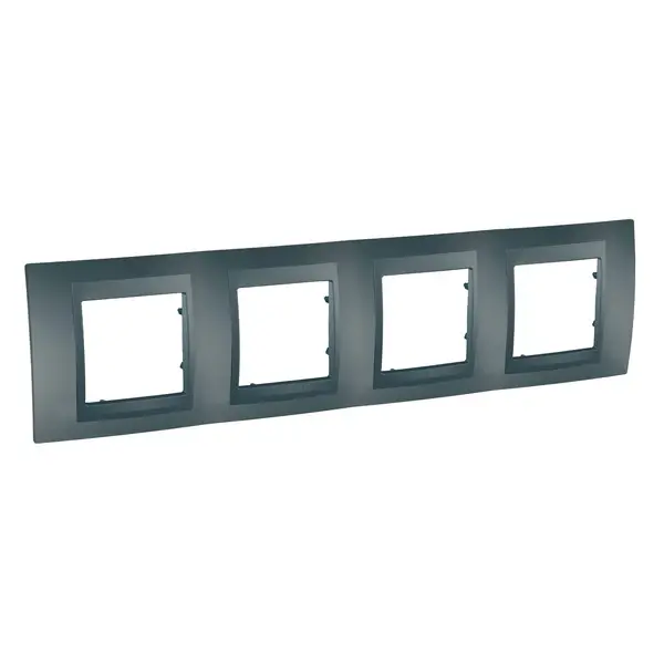 Schneider Electric - MGU6.008.12 - Unica Top 4g Frame Graphite - 1