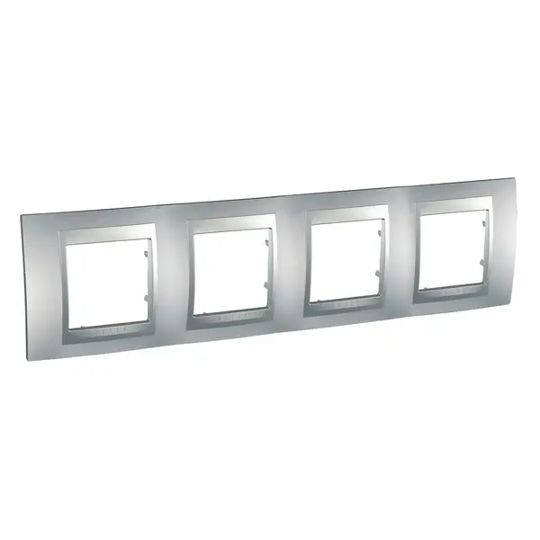 Schneider Electric - MGU6.008.30 - Unica Top 4g Frame Alum - 1