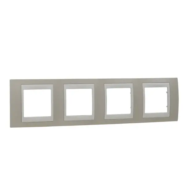 Schneider Electric - MGU6.008.567 - Unica Plus 4g Frame Sand-Ivory - 1
