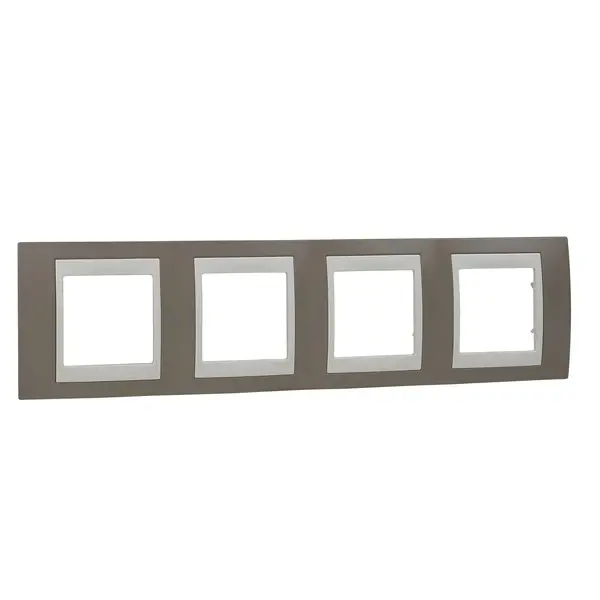 Schneider Electric - MGU6.008.574 - Unica Plus 4g Frame Mink-Ivory - 1