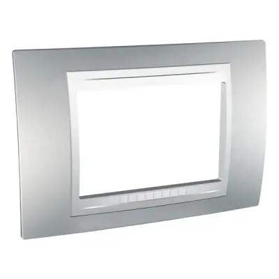 Schneider Electric - MGU6.103.30 - Unica Top Frame 3m Aluminium - 1