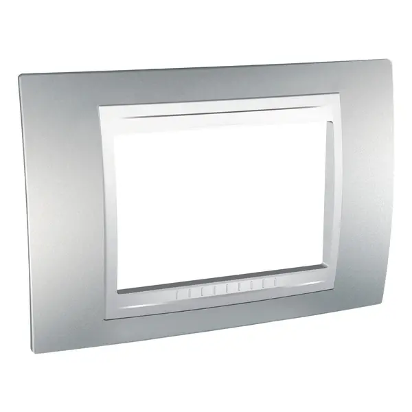 Schneider Electric - MGU6.103.30 - Unica Top Frame 3m Aluminium - 1