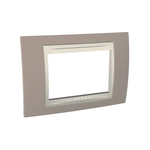 Schneider Electric - MGU6.103.574 - Unica Plus Frame 3m Mink-Ivory - 1