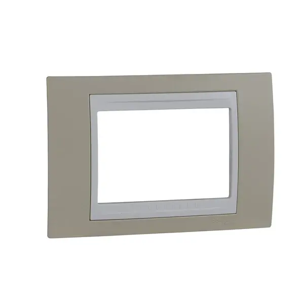Schneider Electric - MGU6.103.867 - Unica Plus Frame 3m Sand-White - 1