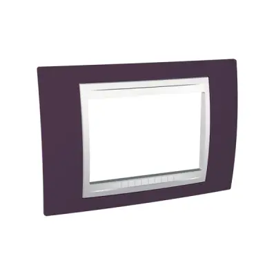 Schneider Electric - MGU6.103.872 - Unica Plus Frame 3m Garnet-White - 1