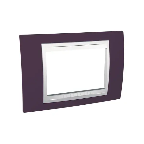 Schneider Electric - MGU6.103.872 - Unica Plus Frame 3m Garnet-White - 1