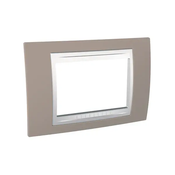 Schneider Electric - MGU6.103.874 - Unica Plus Frame 3m Mink-White - 1