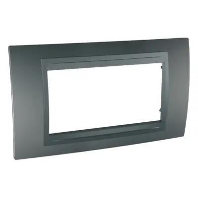 Schneider Electric - MGU6.104.12 - Unica Top Frame 4m Graphite - 1
