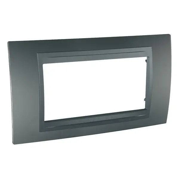 Schneider Electric - MGU6.104.12 - Unica Top Frame 4m Graphite - 1