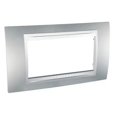 Schneider Electric - MGU6.104.30 - Unica Top Frame 4m Aluminium - 1