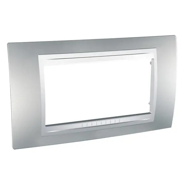 Schneider Electric - MGU6.104.30 - Unica Top Frame 4m Aluminium - 1