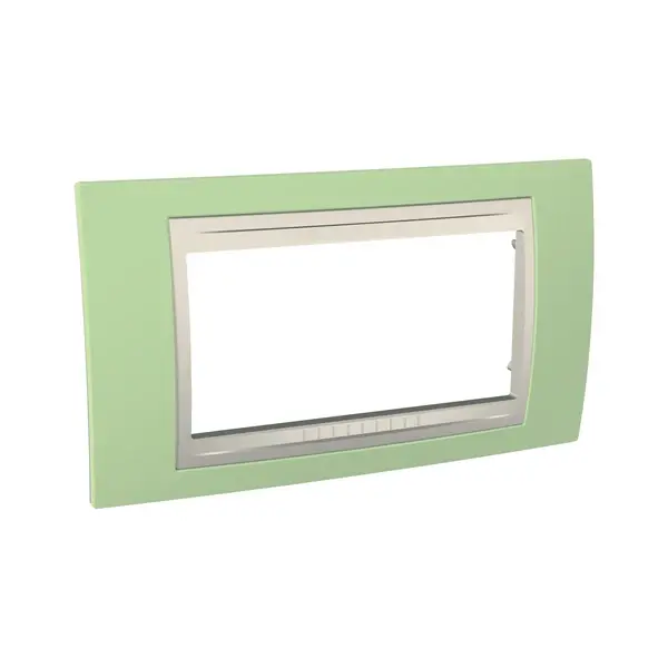 Schneider Electric - MGU6.104.563 - Dört modül çerçeve - Verde/fildişi - 1