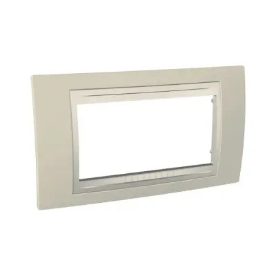 Schneider Electric - MGU6.104.567 - Unica Plus Frame 4m Sand-Ivory - 1