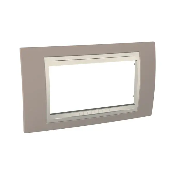 Schneider Electric - MGU6.104.574 - Unica Plus Frame 4m Mink-Ivory - 1