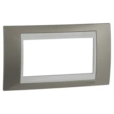 Schneider Electric - MGU6.104.824 - Unica Plus Frame 4m Champagne-White - 1