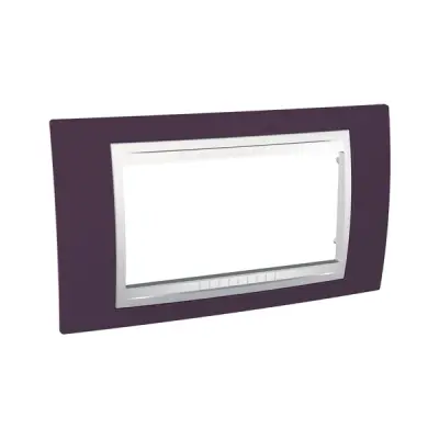 Schneider Electric - MGU6.104.872 - Unica Plus Frame 4m Garnet-White - 1
