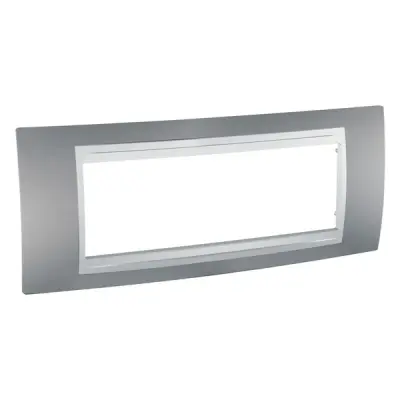 Schneider Electric - MGU6.106.30 - Unica Top Frame 6m Aluminium - 1