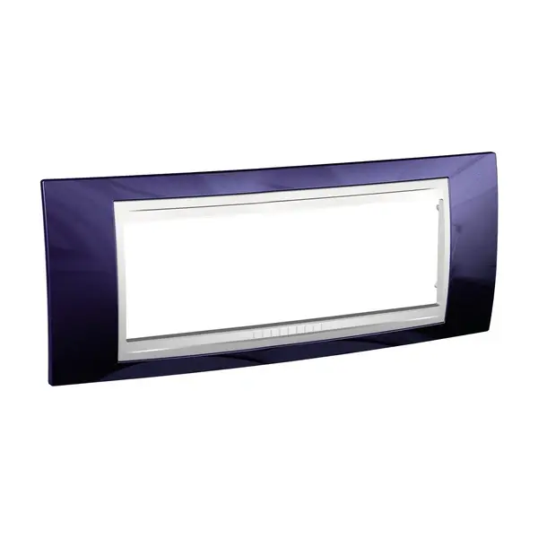 Schneider Electric - MGU6.106.842 - Unica Plus Frame 6m Indigo Blue-White - 1