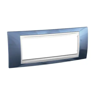 Schneider Electric - MGU6.106.854 - Unica Plus Frame 6m Glacial Blue-White - 1