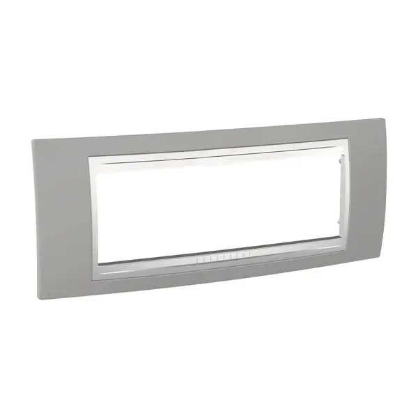 Schneider Electric - MGU6.106.865 - Unica Plus Frame 6m Mist Grey-White - 1