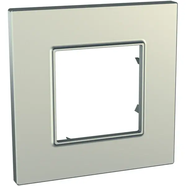 Schneider Electric - MGU6.702.57 - Unica Quadro 1g Frame Titanium Metallic - 1