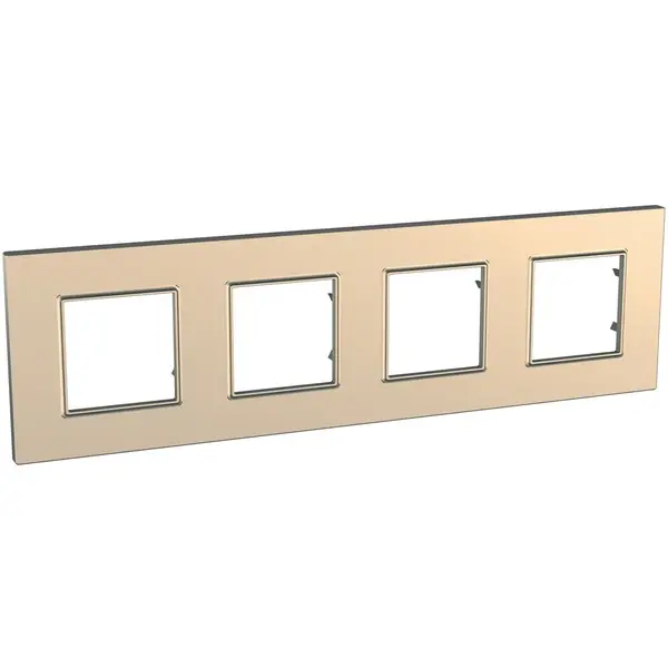 Schneider Electric - MGU6.708.56 - Unica Quadro 4g Frame Copper Metallic - 1