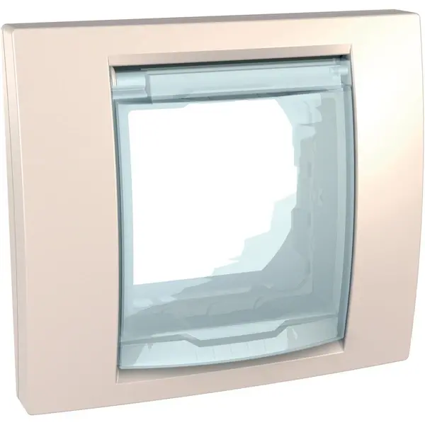 Schneider Electric - MGU61.002.25 - Unica Plus 1g Fixing Frame IP44 Ivory - 1