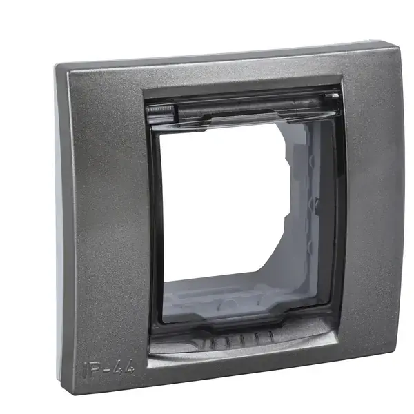 Schneider Electric - MGU61.002.824 - Unica Plus 1g Fixing Frame IP44 Champagn - 1