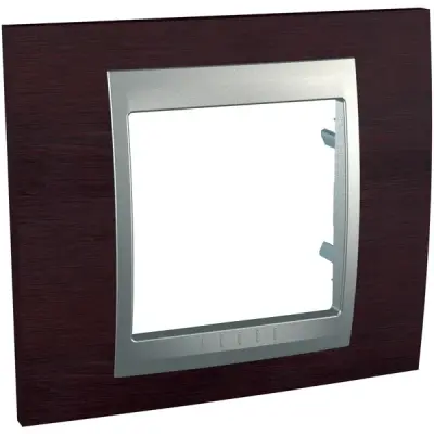 Schneider Electric - MGU66.002.0M3 - Unica Top 1g Frame Wengue-Alum - 1