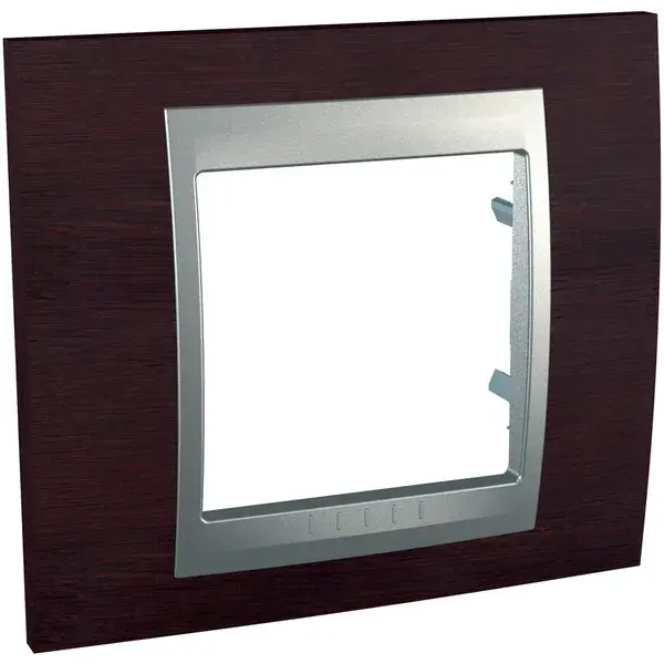 Schneider Electric - MGU66.002.0M3 - Unica Top 1g Frame Wengue-Alum - 1
