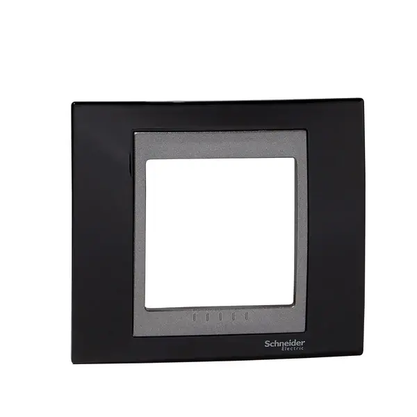 Schneider Electric - MGU66.002.293 - Unica Top 1g Frame Rodium Black-Graphite - 1