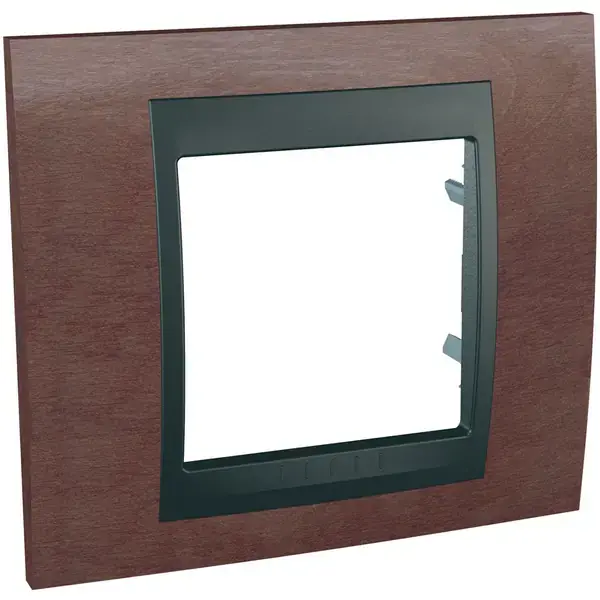 Schneider Electric - MGU66.002.2M4 - Unica Top 1g Frame Tobacco-Graphite - 1