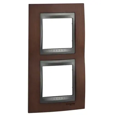 Schneider Electric - MGU66.004V.2M4 - Unica Top 2g Vert Frm Tobacco-Graphite - 1