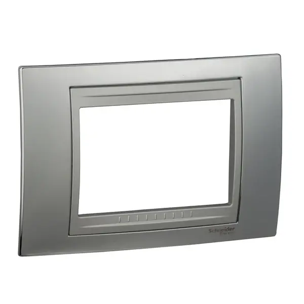 Schneider Electric - MGU66.103.010 - Unica Top 4g Frame Bright Chrome-Alum - 1