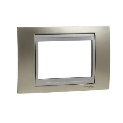 Schneider Electric - MGU66.103.039 - Unica Top 4g Frame Matt Nickel-Alum - 1