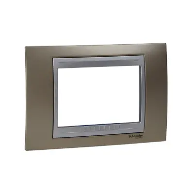 Schneider Electric - MGU66.103.096 - Unica Top 4g Frame Onyx Copper-Alum - 1