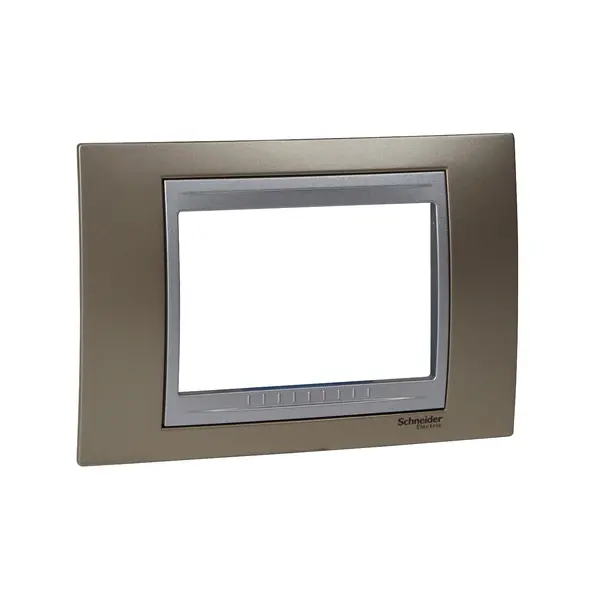 Schneider Electric - MGU66.103.096 - Unica Top 4g Frame Onyx Copper-Alum - 1