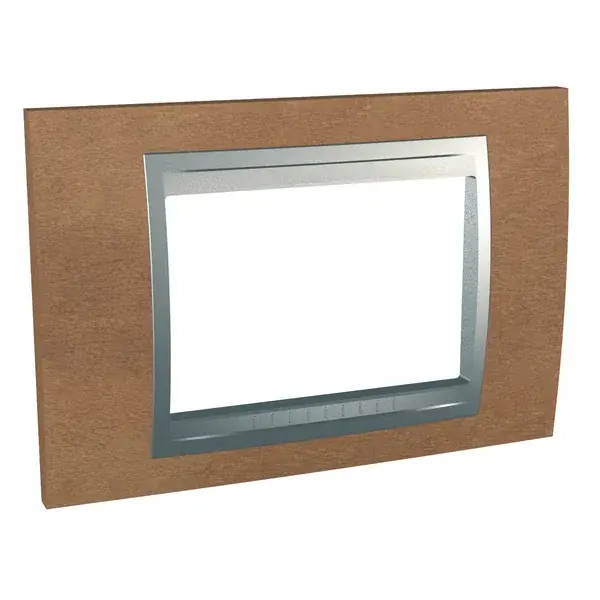 Schneider Electric - MGU66.103.0M2 - Unica Top 4g Frame Cherry Tree-Alum - 1